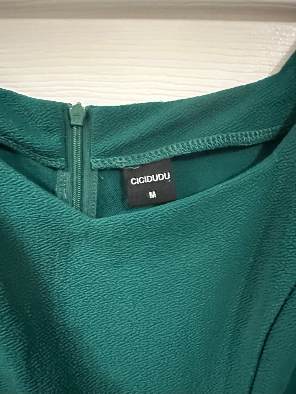 Emerald Green Ruffle-Front Maxi Dress - Picture 2 of 3
